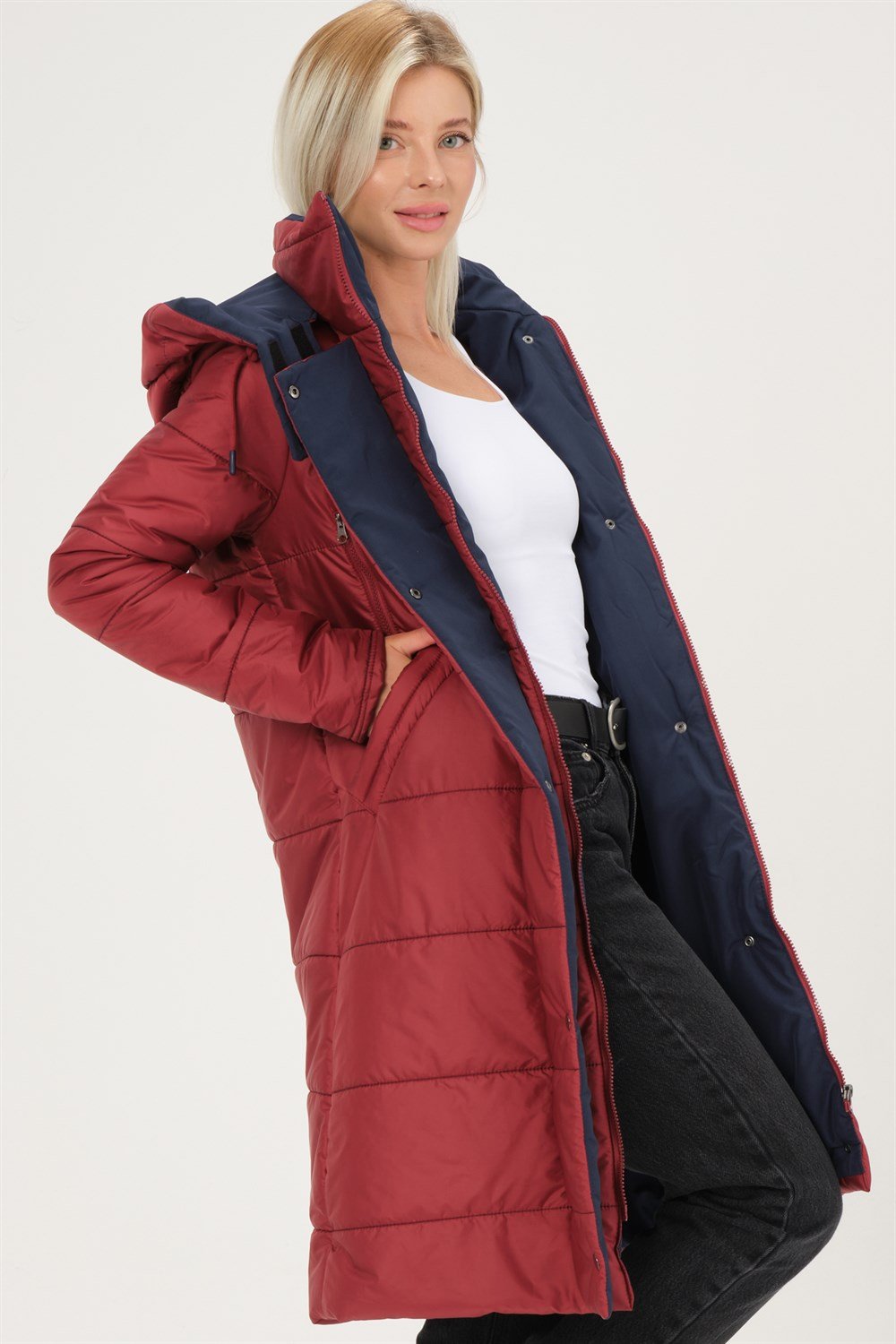 Z6738 DEWBERRY BAYAN KABAN-BORDO