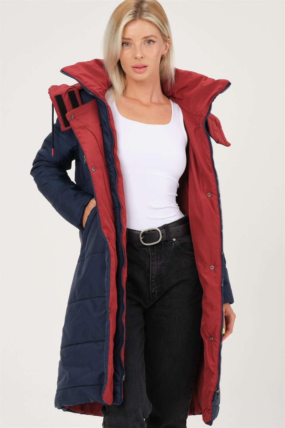Z6738 DEWBERRY BAYAN KABAN-LACİVERT