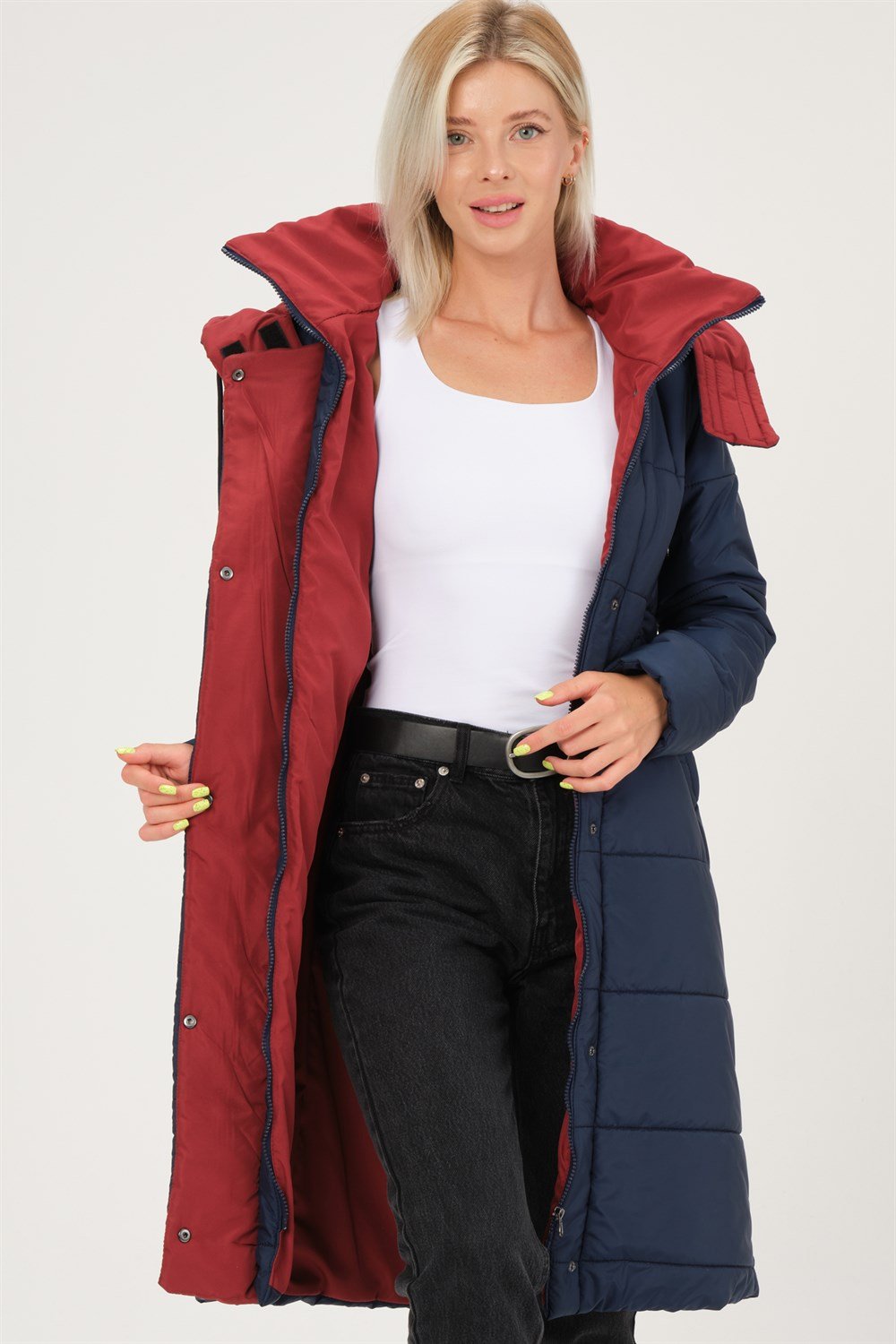 Z6738 DEWBERRY BAYAN KABAN-LACİVERT