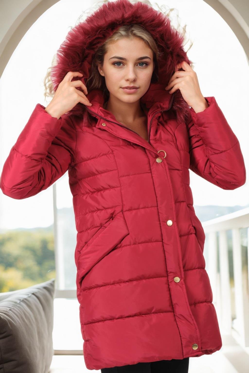 Z6745 DEWBERRY BAYAN KABAN-BORDO-1