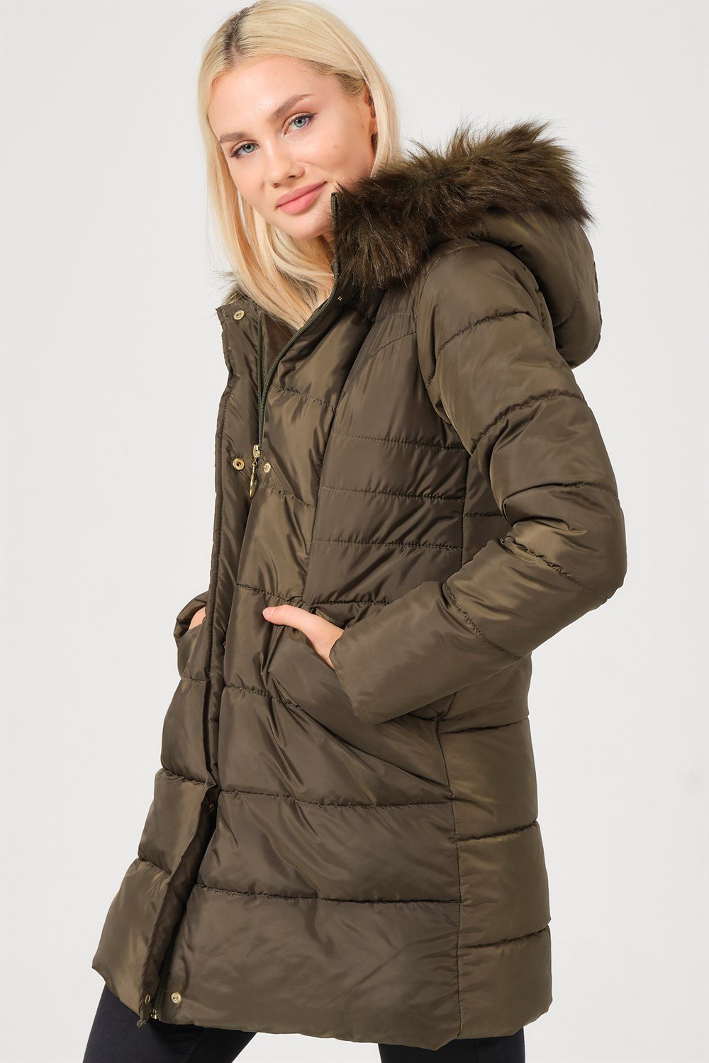 Z6745 DEWBERRY BAYAN KABAN-HAKİ