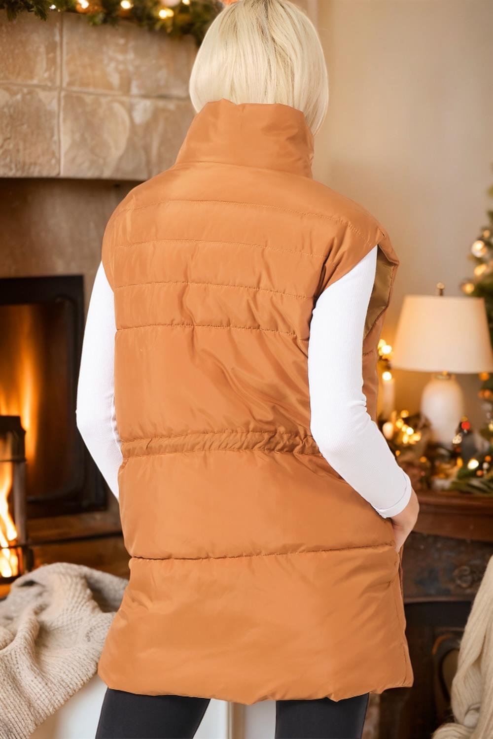 Z6747 DEWBERRY BAYAN YELEK-DÜZ TABA