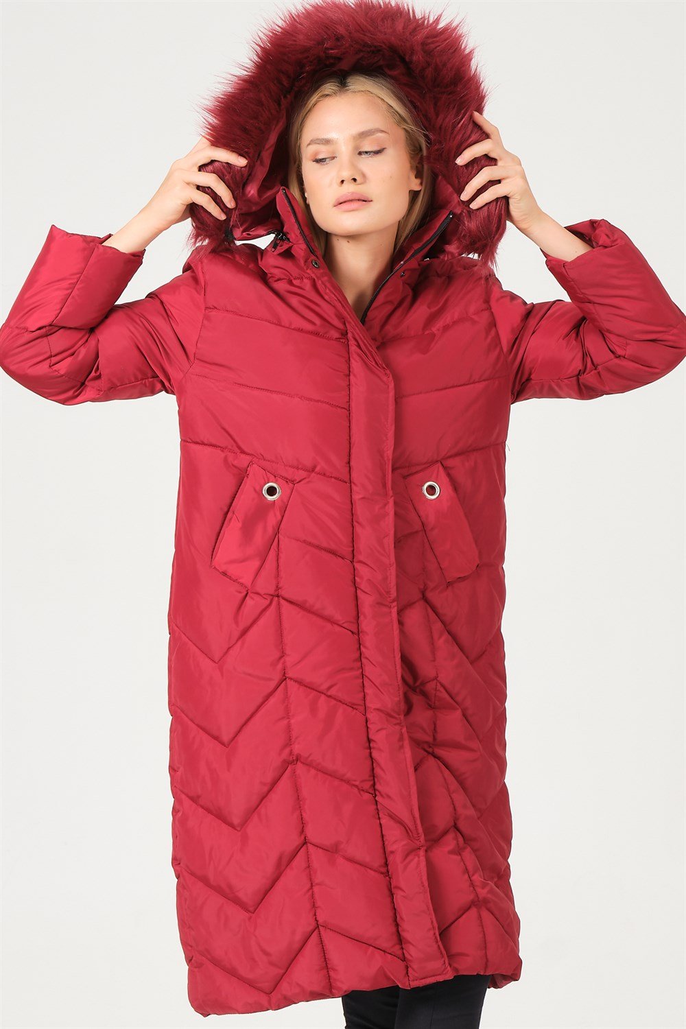Z6751 DEWBERRY BAYAN KABAN-BORDO