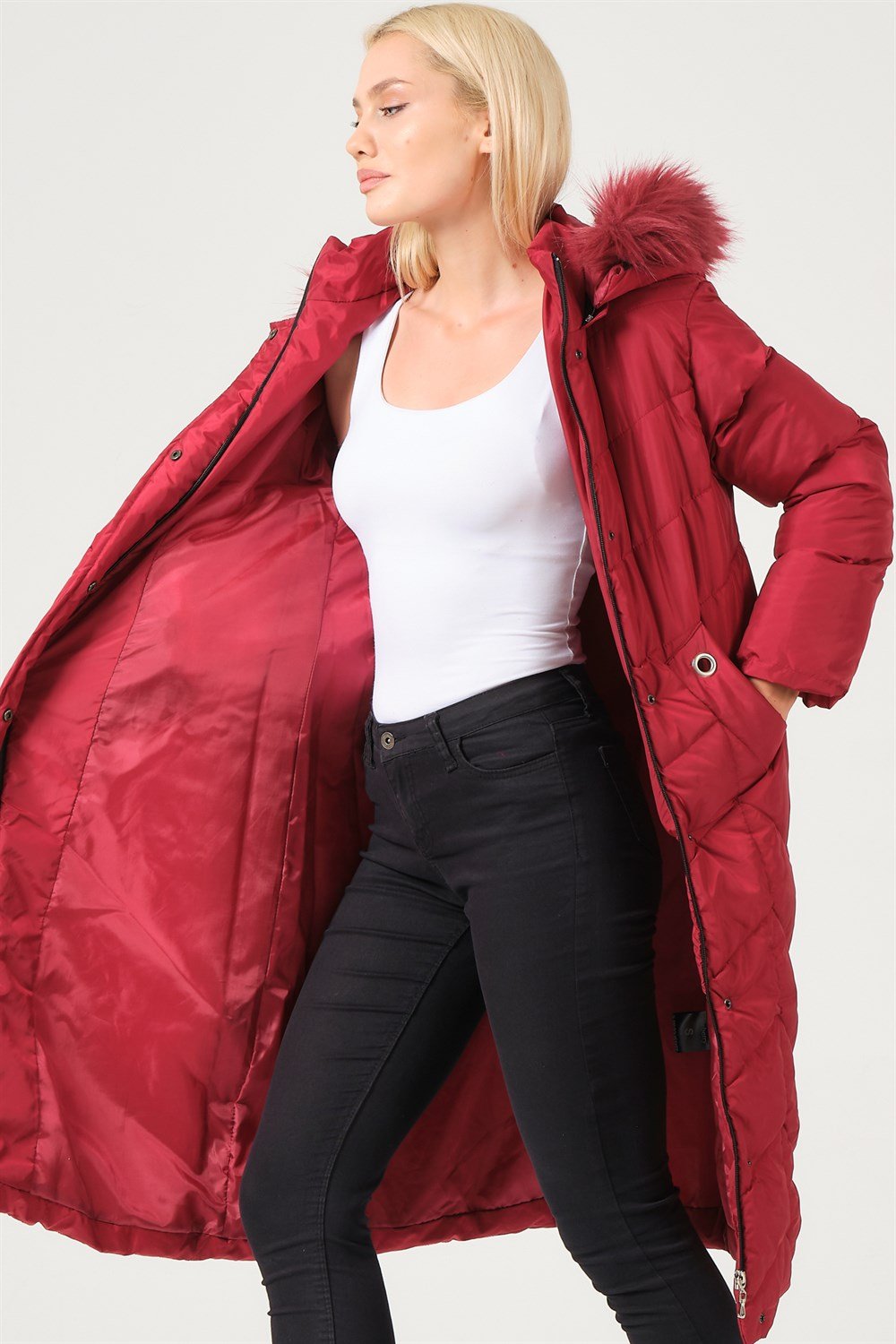 Z6751 DEWBERRY BAYAN KABAN-BORDO
