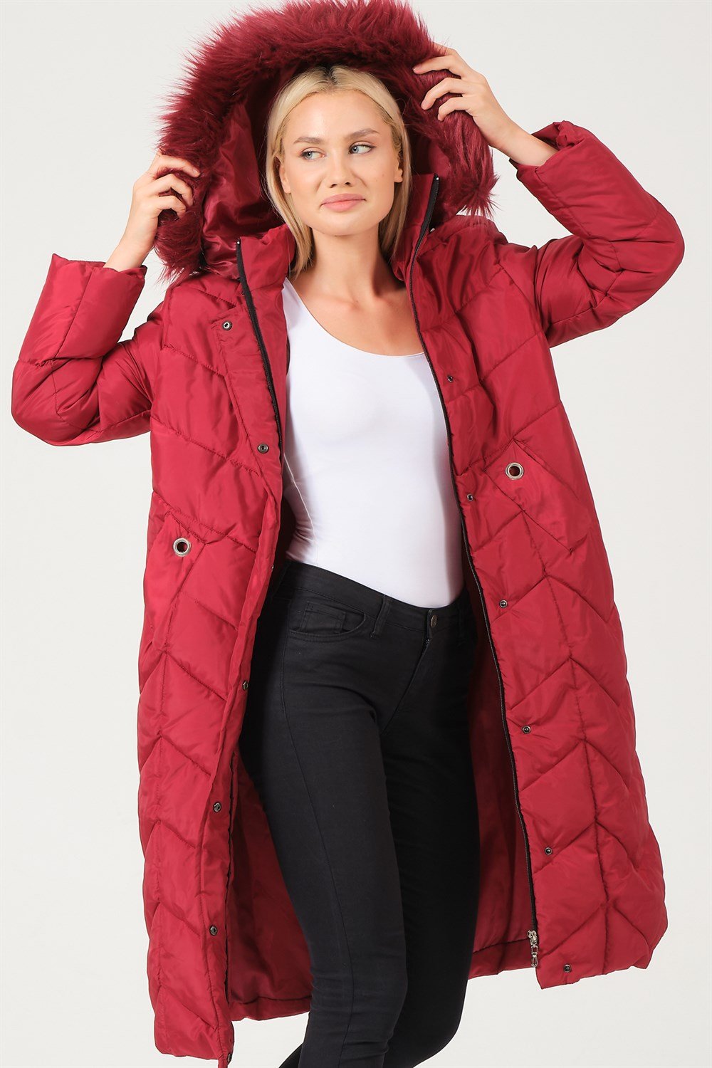 Z6751 DEWBERRY BAYAN KABAN-BORDO