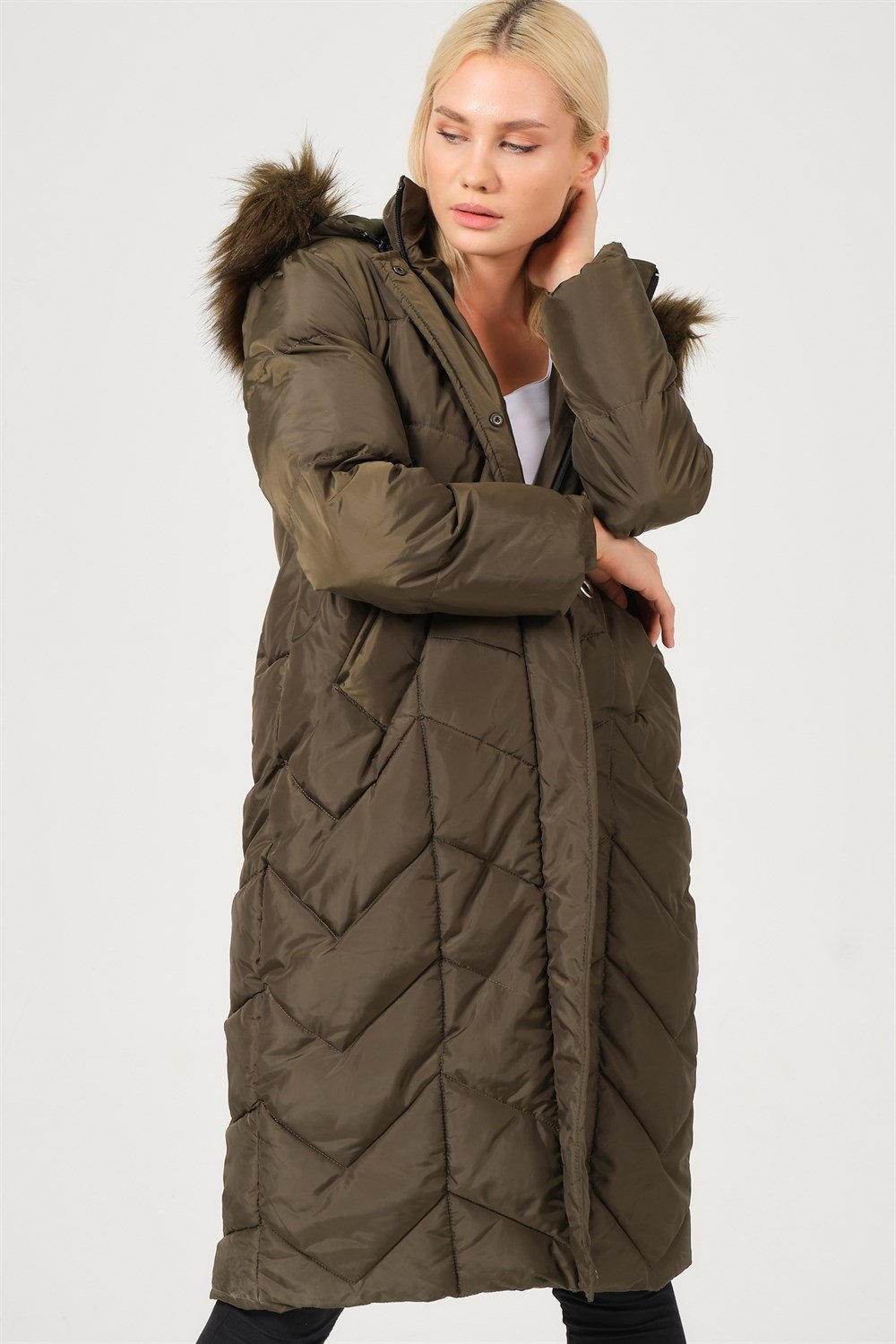 Z6751 DEWBERRY BAYAN KABAN-HAKİ