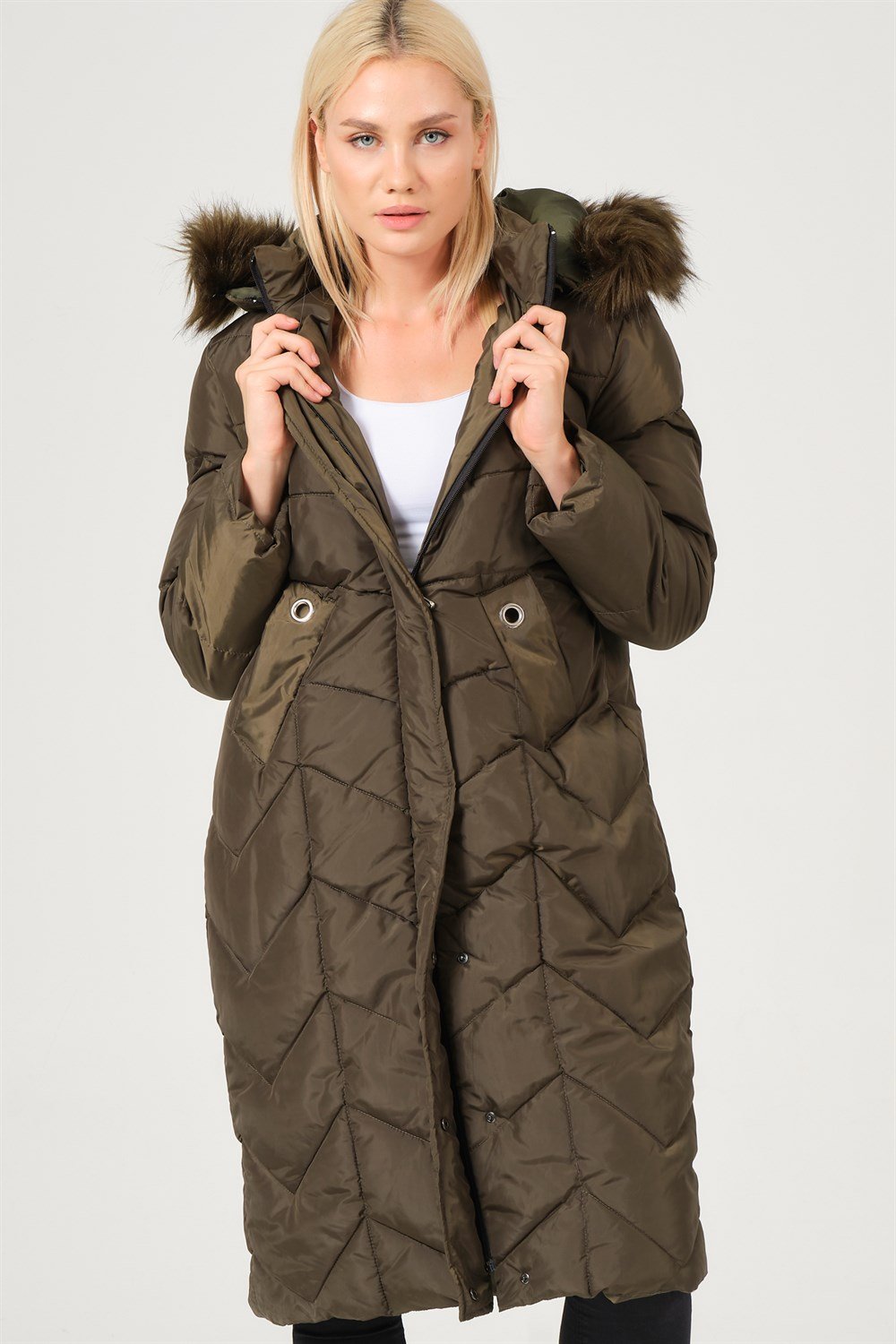 Z6751 DEWBERRY BAYAN KABAN-HAKİ