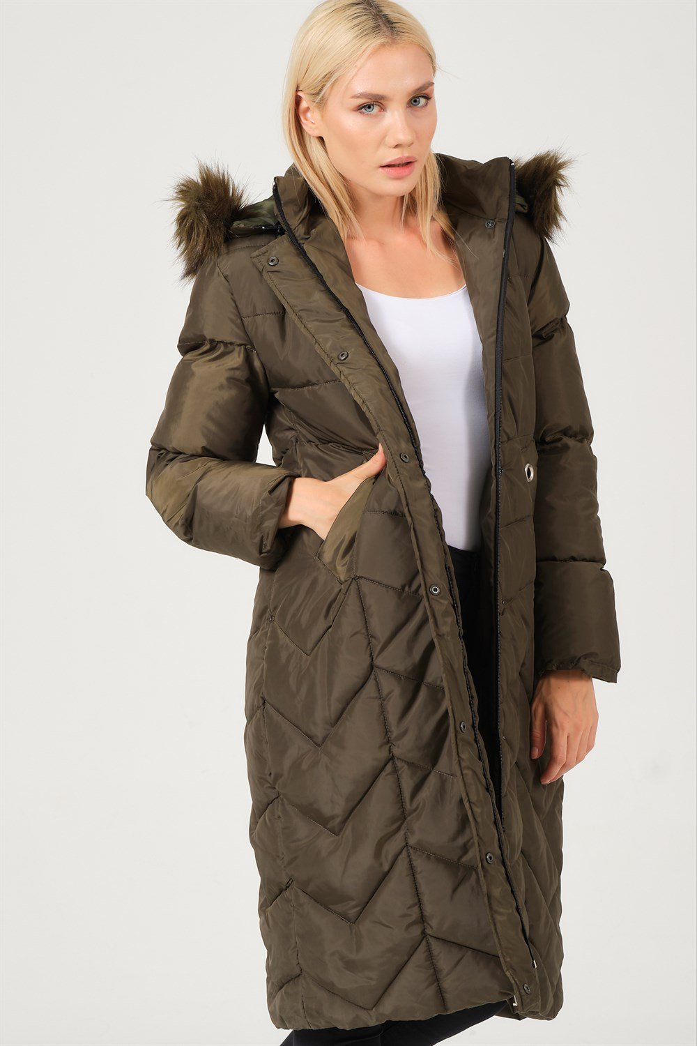 Z6751 DEWBERRY BAYAN KABAN-HAKİ