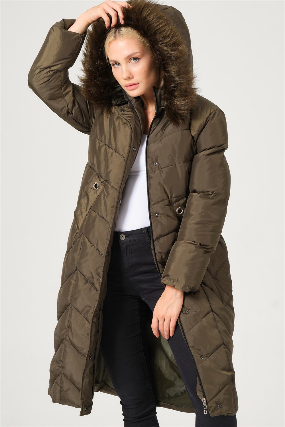 Z6751 DEWBERRY BAYAN KABAN-HAKİ