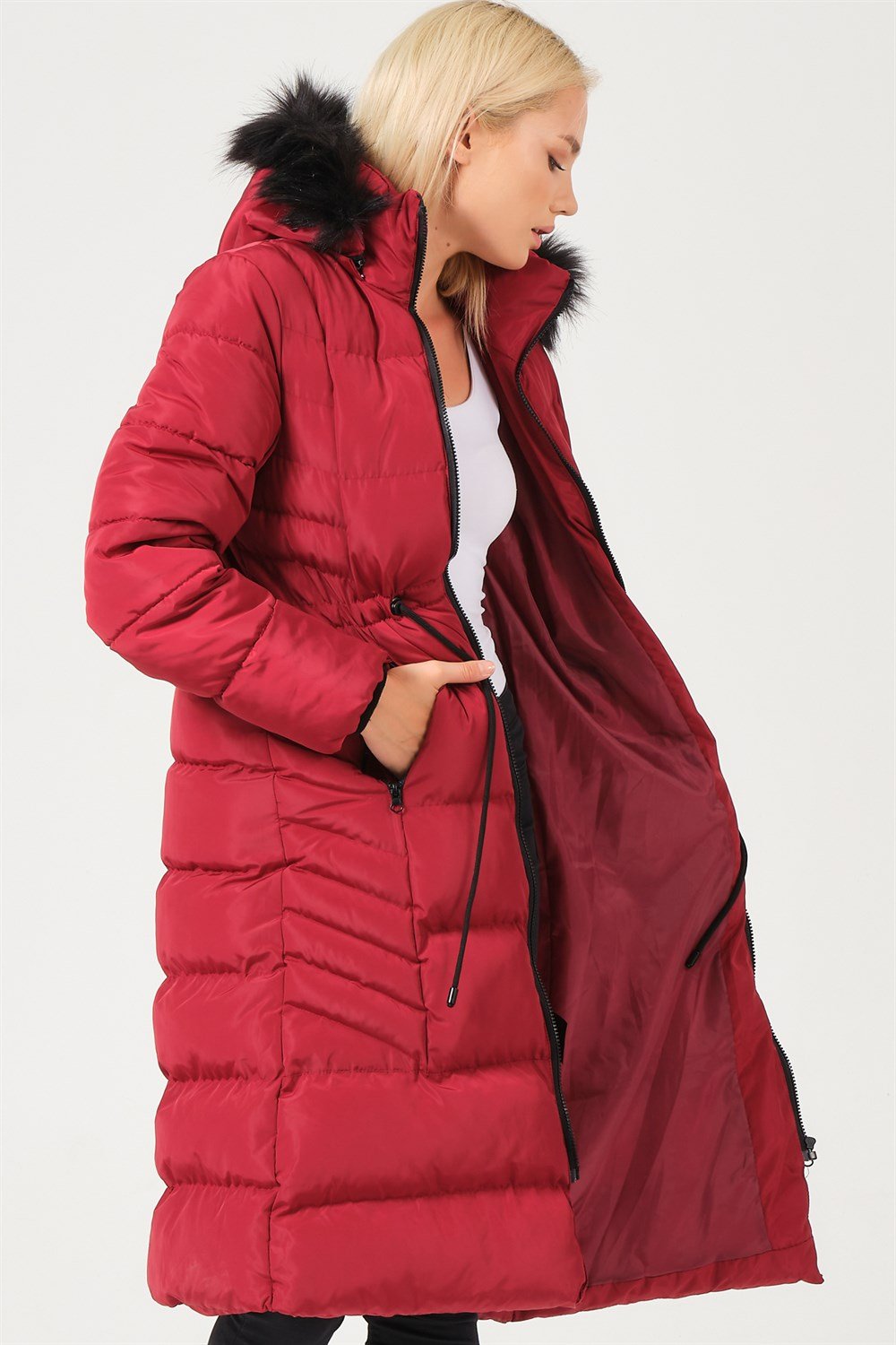 Z6758 DEWBERRY BAYAN KABAN-BORDO