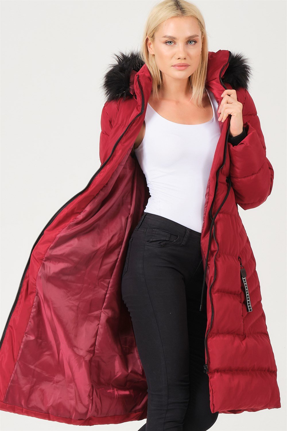 Z6758 DEWBERRY BAYAN KABAN-BORDO