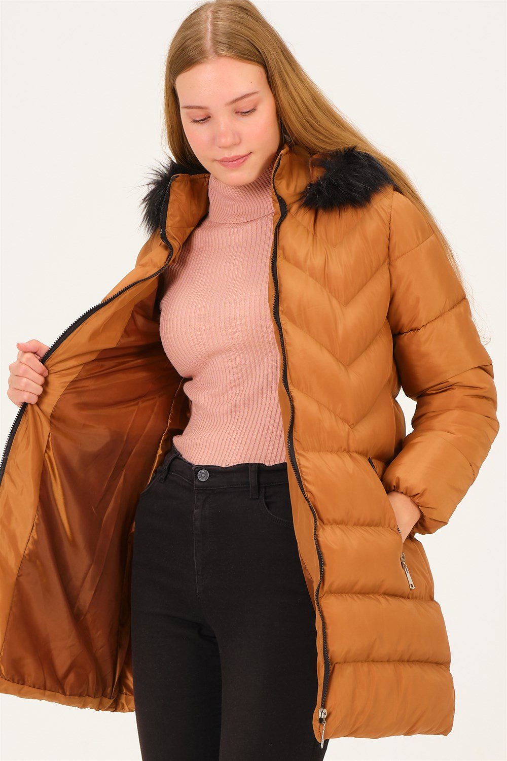 Z6759 DEWBERRY BAYAN KABAN-AÇIK TABA