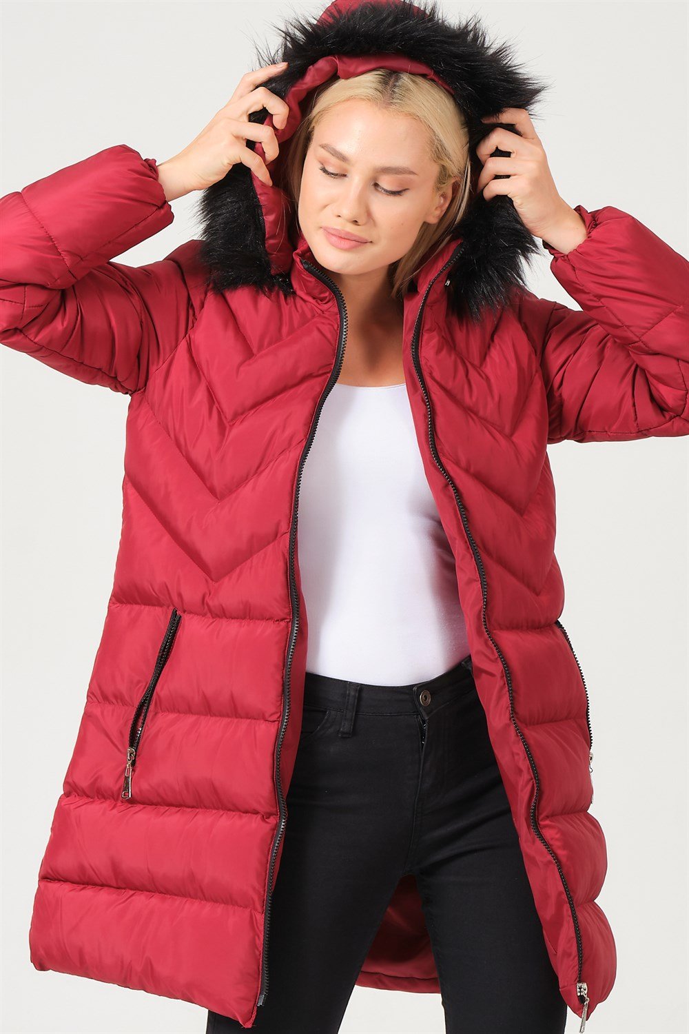 Z6759 DEWBERRY BAYAN KABAN-BORDO
