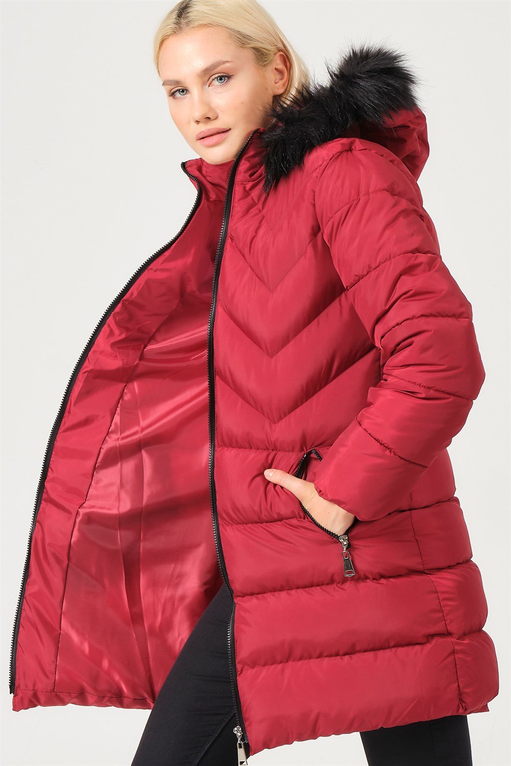 Z6759 DEWBERRY BAYAN KABAN-BORDO