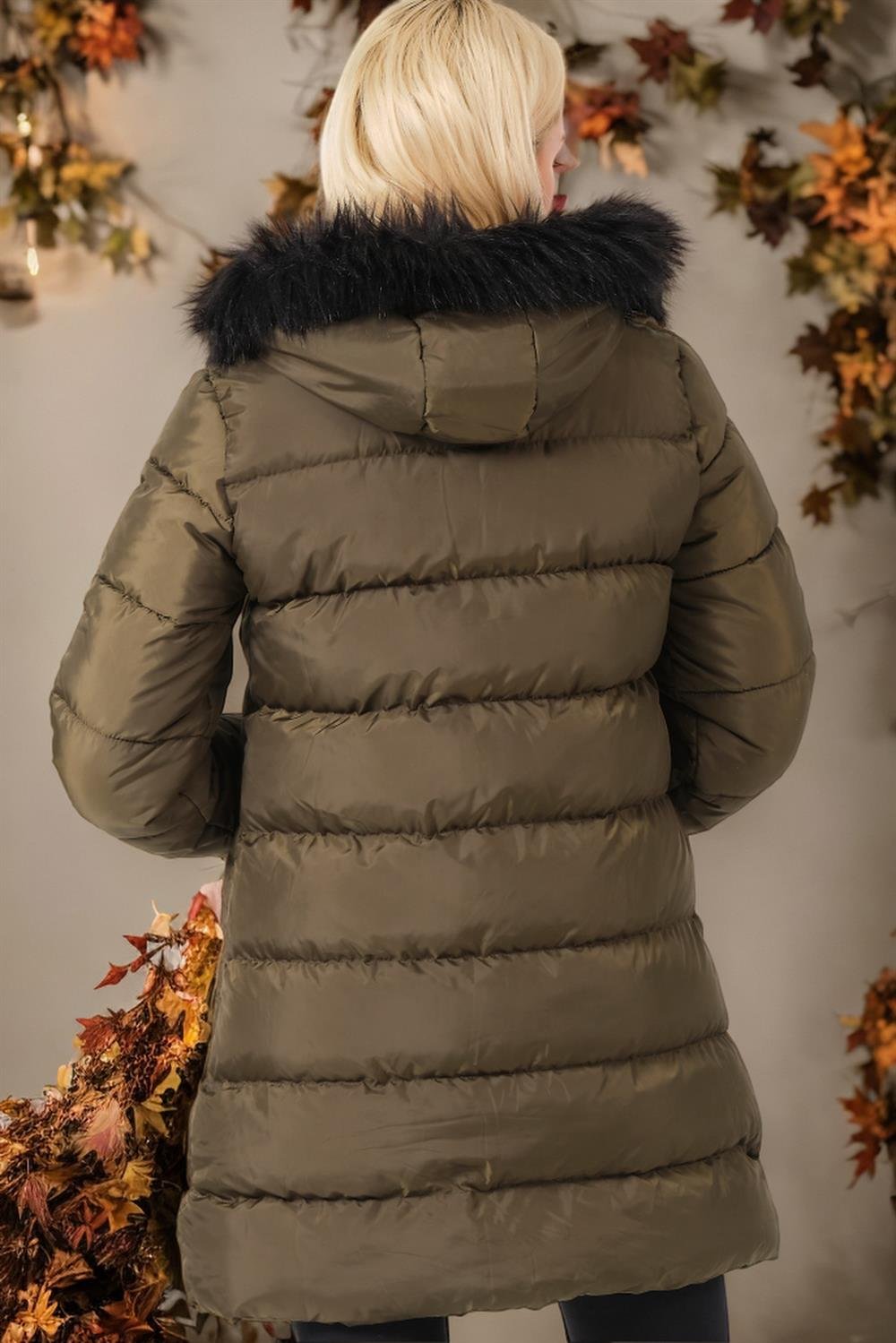 Z6759 DEWBERRY BAYAN KABAN-DÜZ HAKİ