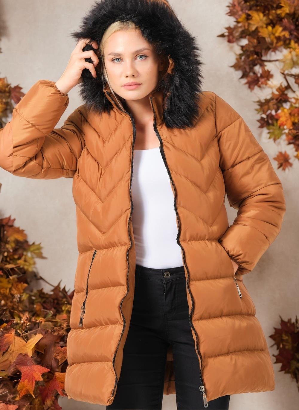Z6759 DEWBERRY BAYAN KABAN-DÜZ TABA