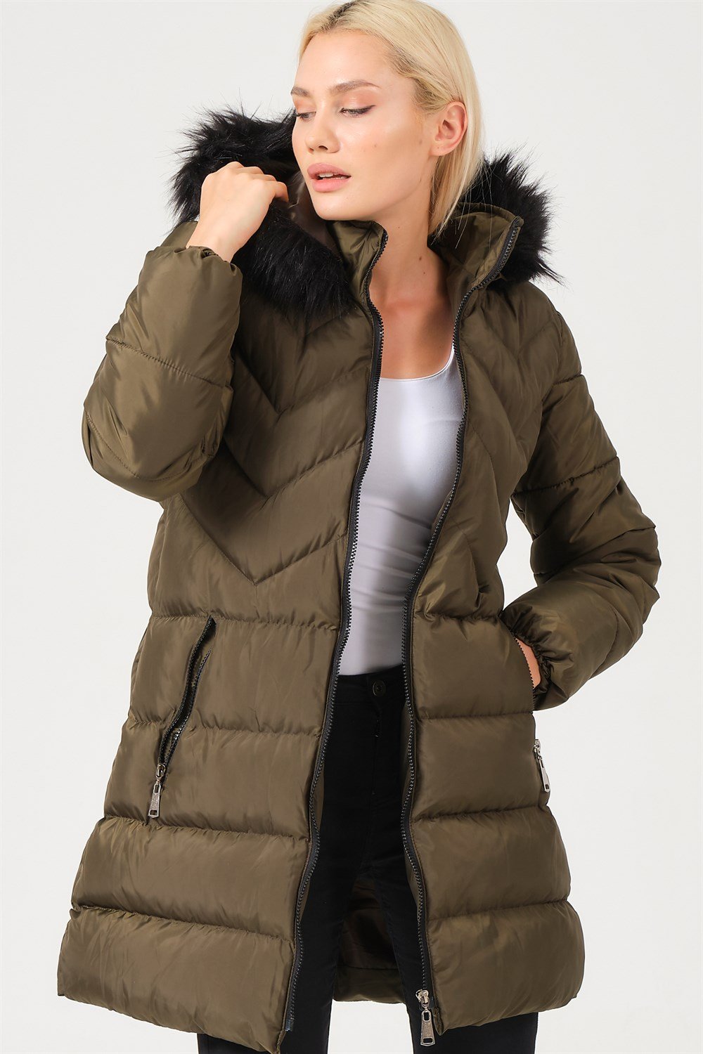 Z6759 DEWBERRY BAYAN KABAN-HAKİ