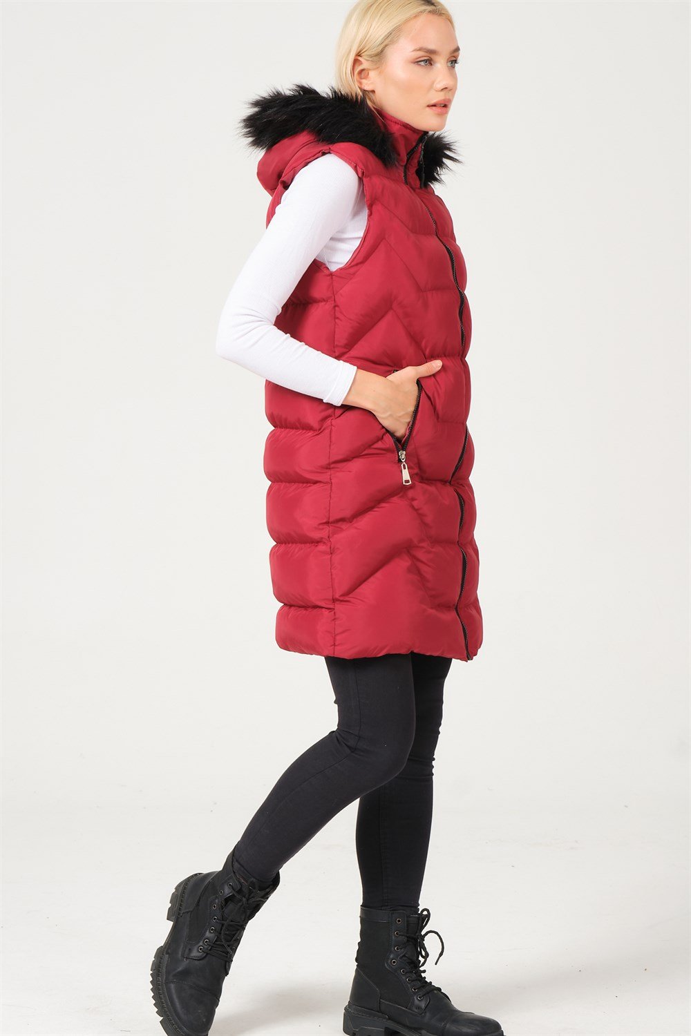 Z6761 DEWBERRY BAYAN YELEK-BORDO