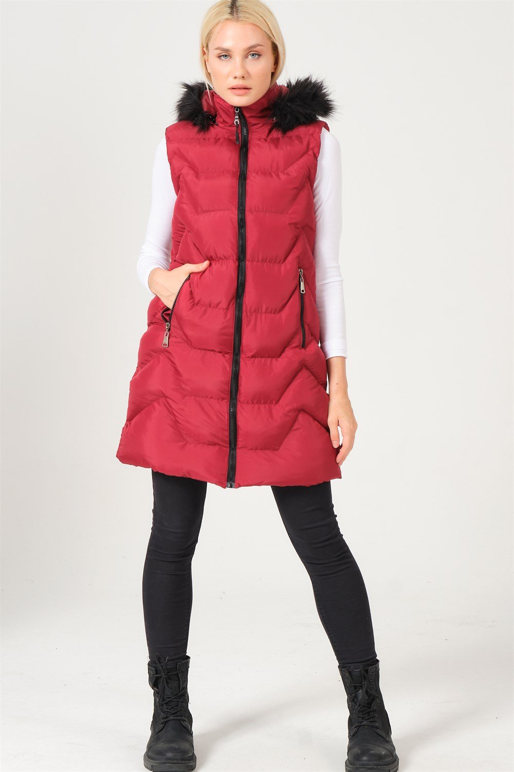 Z6761 DEWBERRY BAYAN YELEK-BORDO