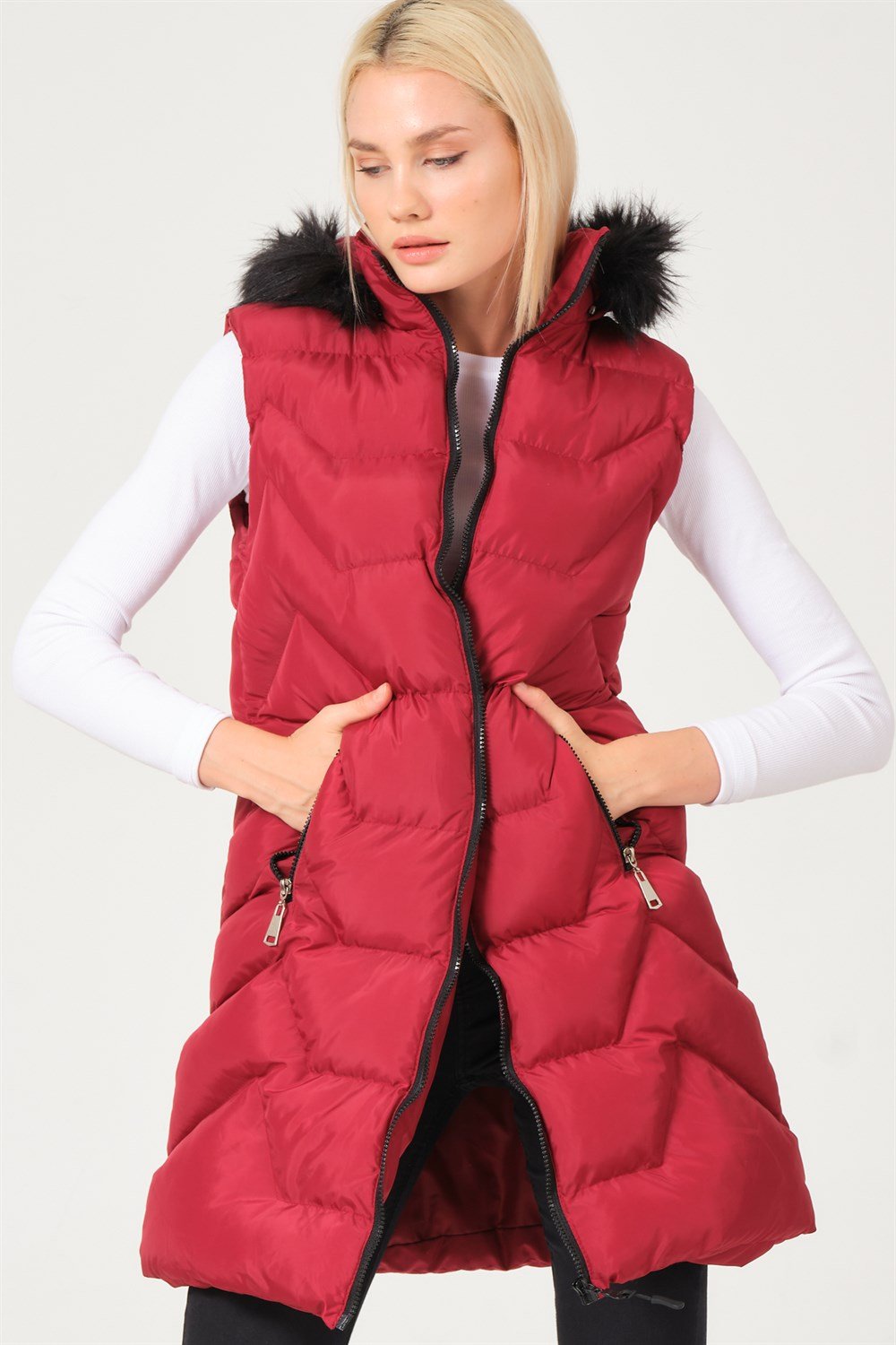 Z6761 DEWBERRY BAYAN YELEK-BORDO