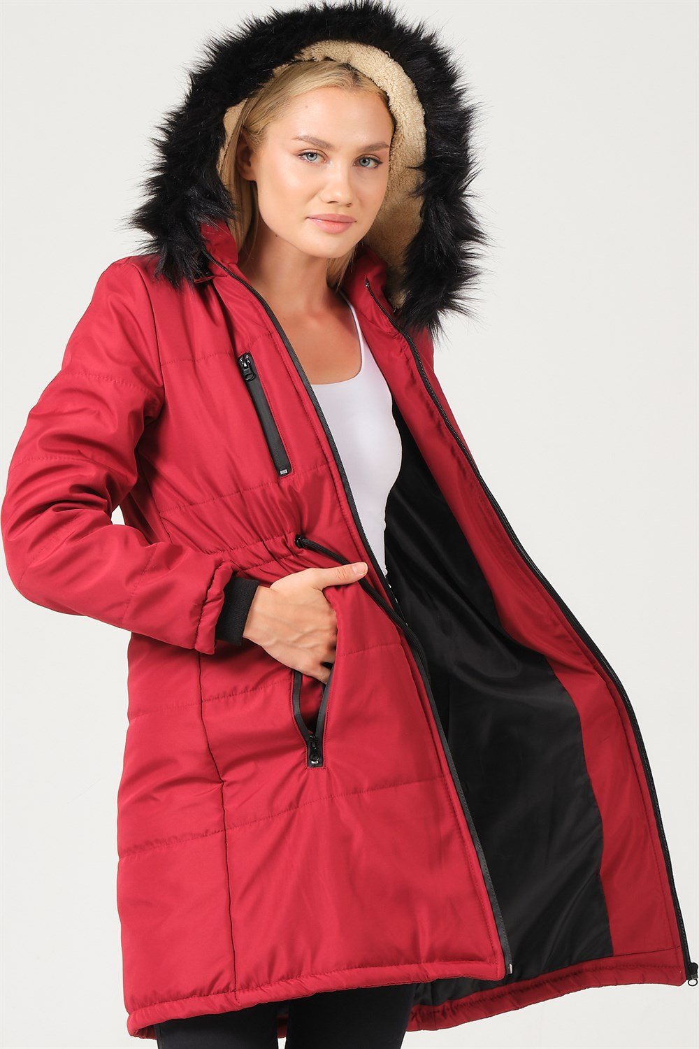 Z6762 DEWBERRY BAYAN KABAN-BORDO