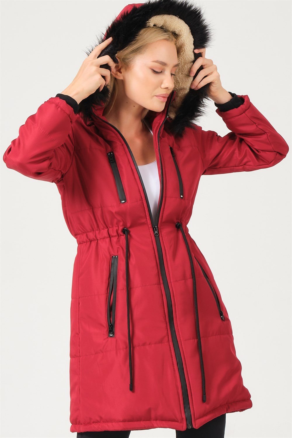 Z6762 DEWBERRY BAYAN KABAN-BORDO
