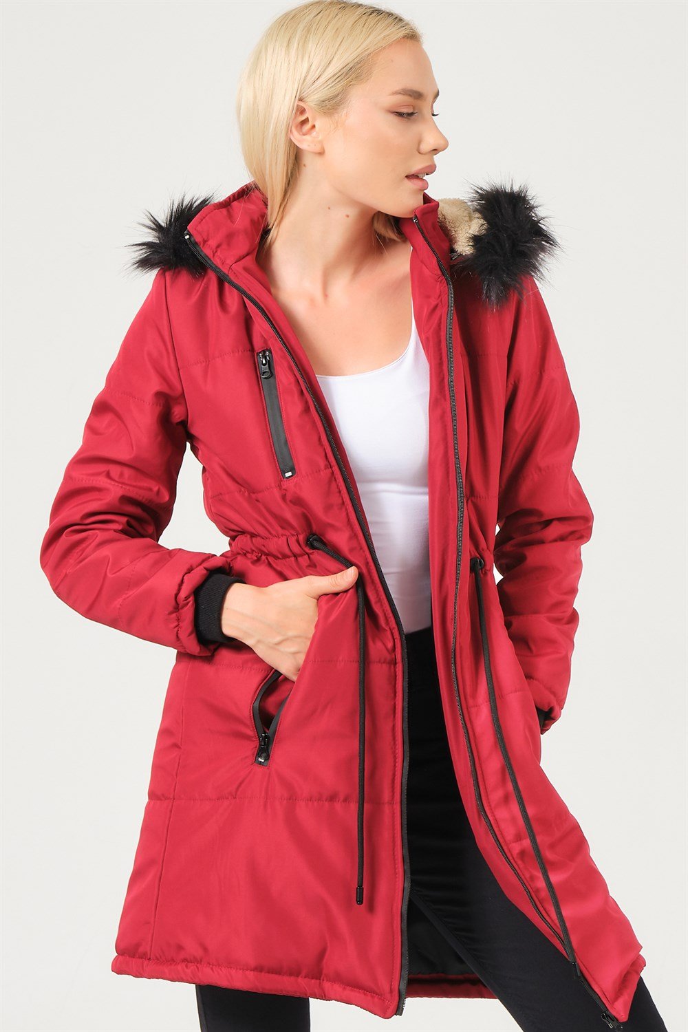 Z6762 DEWBERRY BAYAN KABAN-BORDO