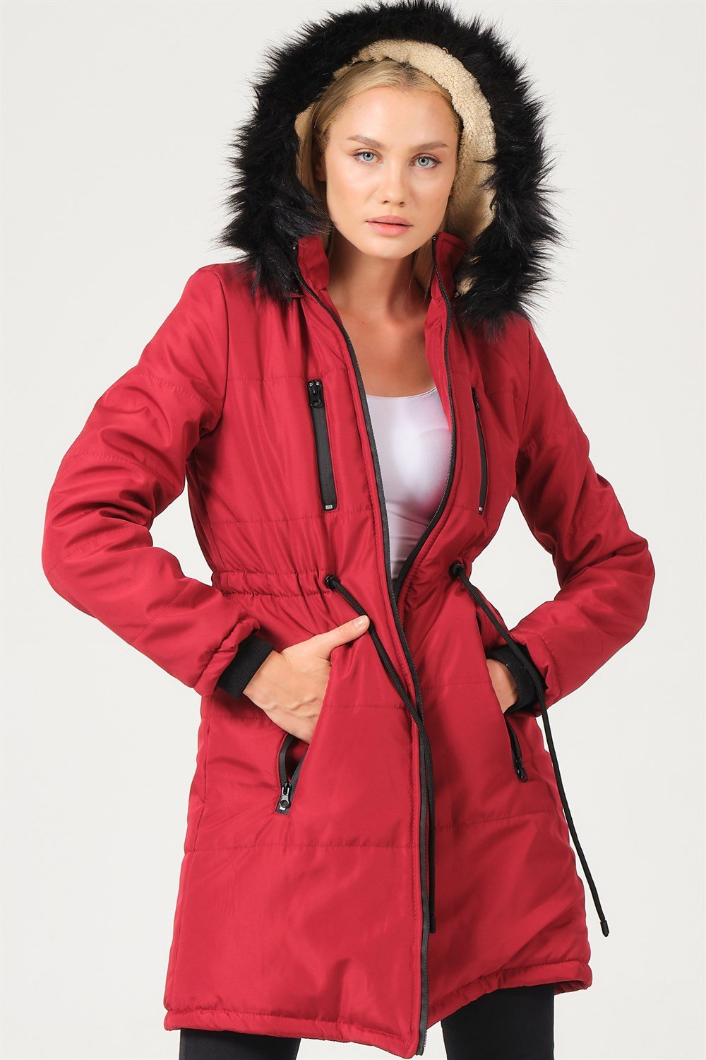 Z6762 DEWBERRY BAYAN KABAN-BORDO