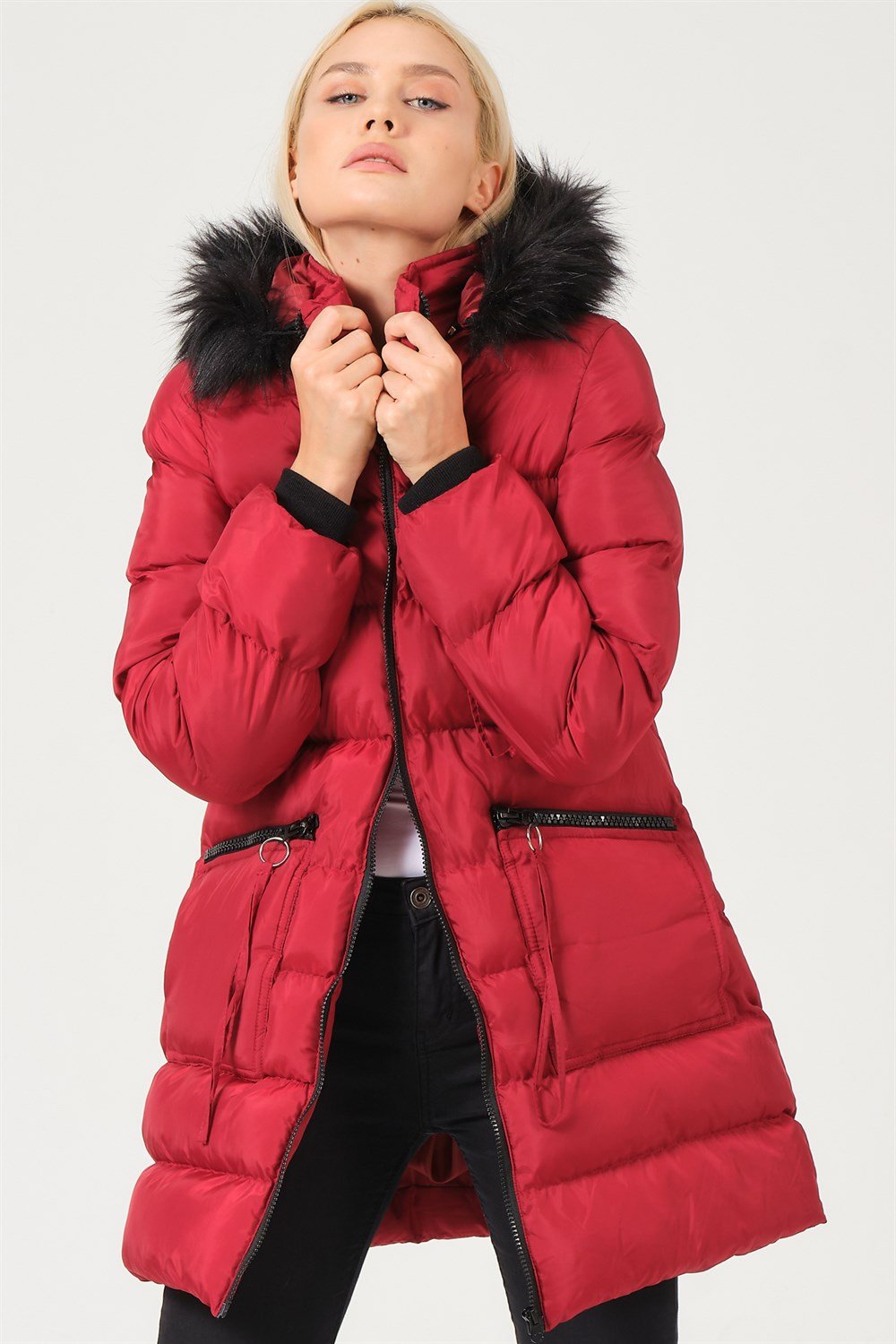 Z6763 DEWBERRY BAYAN KABAN-BORDO