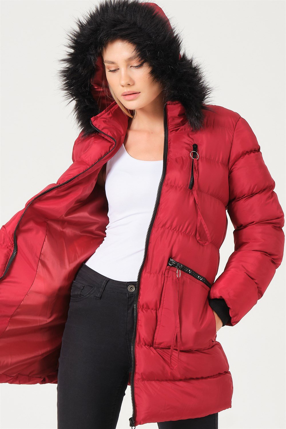 Z6763 DEWBERRY BAYAN KABAN-BORDO