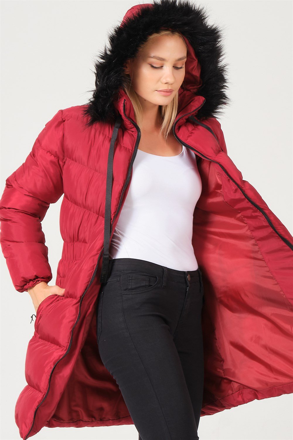 Z6764 DEWBERRY BAYAN KABAN-BORDO