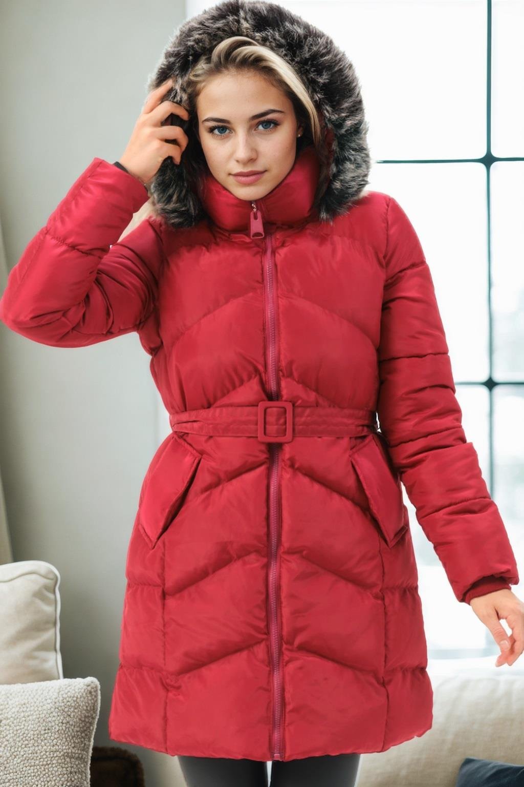 Z6768 DEWBERRY BAYAN KABAN-BORDO-1
