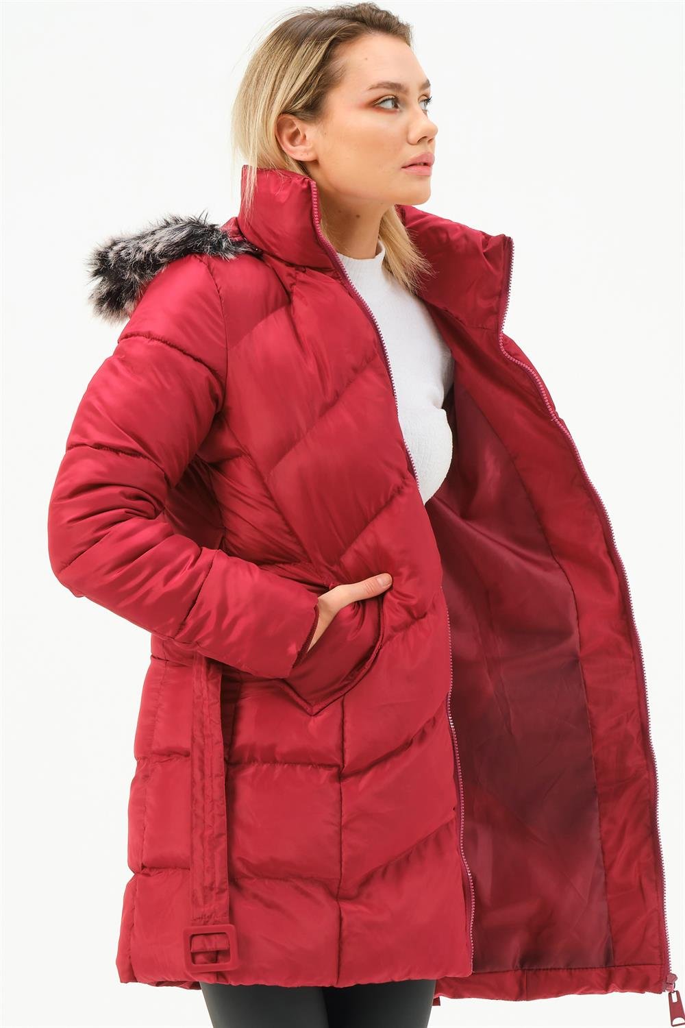 Z6768 DEWBERRY BAYAN KABAN-BORDO