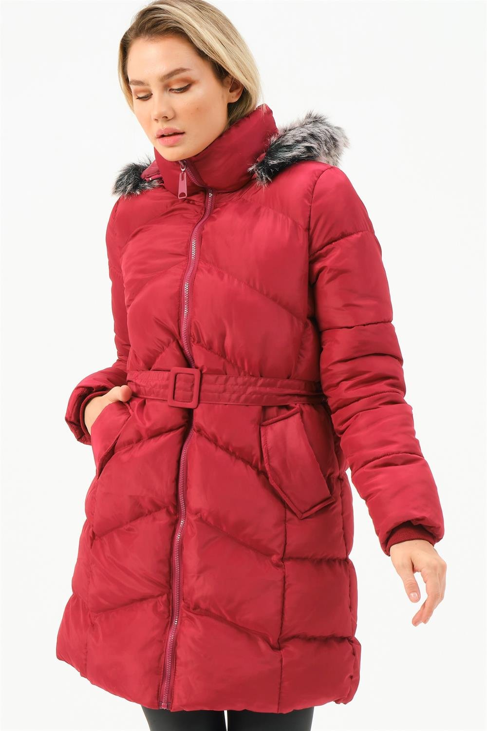 Z6768 DEWBERRY BAYAN KABAN-BORDO