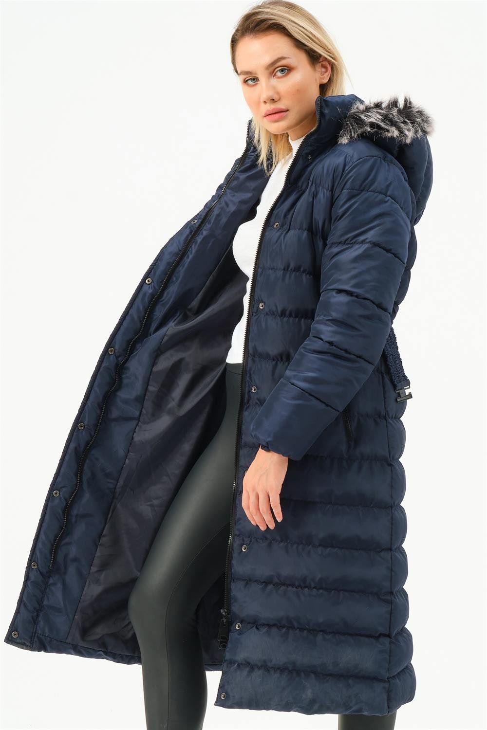 Z6779 DEWBERRY BAYAN KABAN-LACİVERT