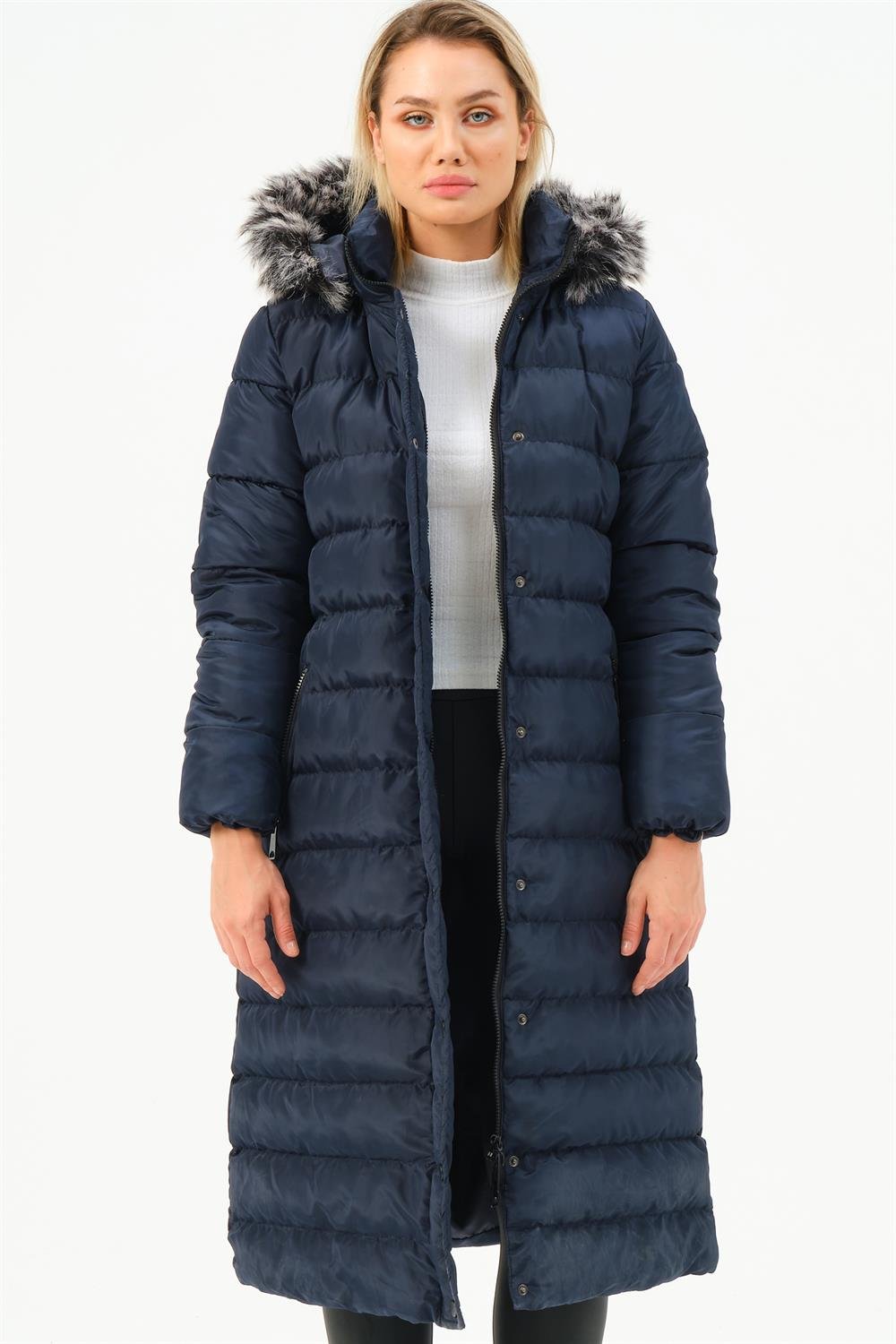 Z6779 DEWBERRY BAYAN KABAN-LACİVERT