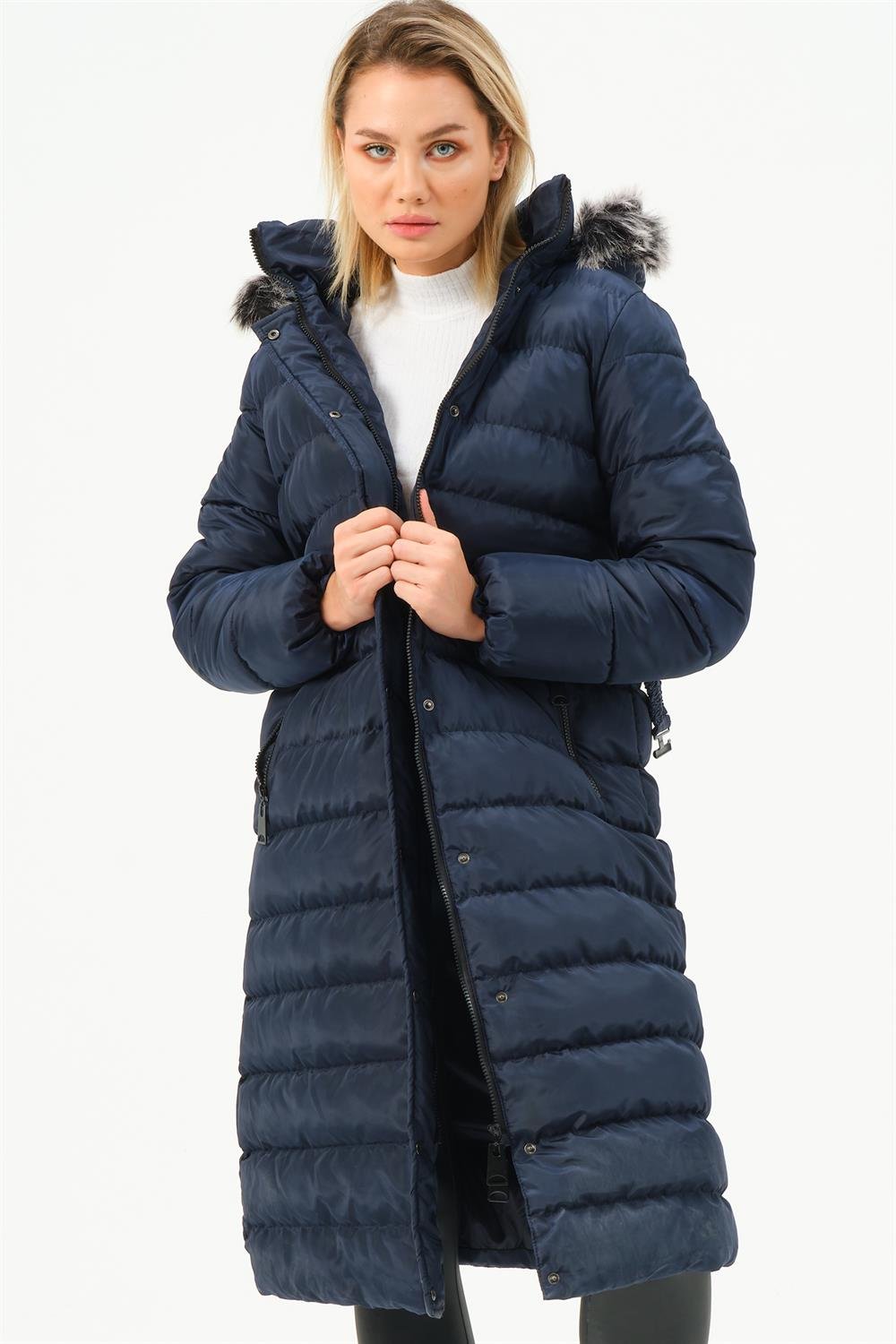Z6779 DEWBERRY BAYAN KABAN-LACİVERT