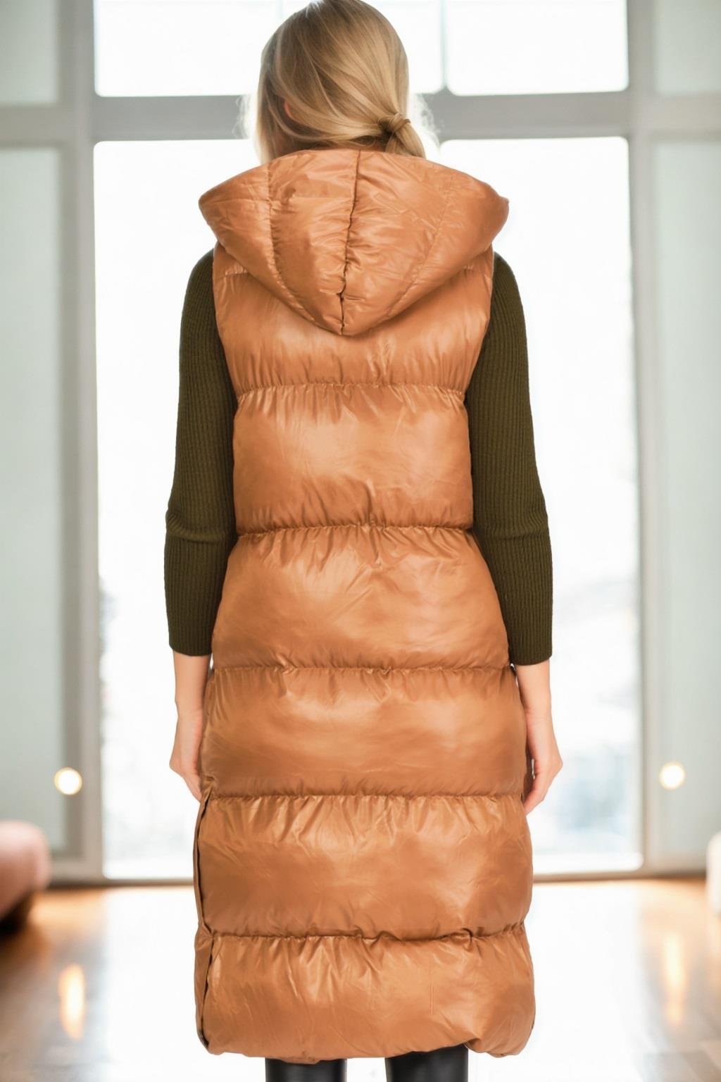 Z9734 DEWBERRY XEXESE BAYAN YELEK-CAMEL