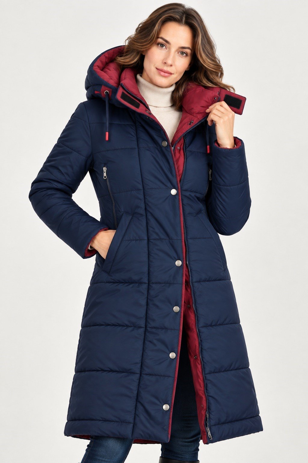 Z9738 DEWBERRY BAYAN KABAN-LACİVERT