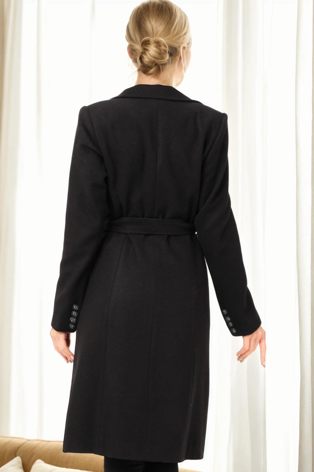 Z9739 DEWBERRY BAYAN KABAN-SİYAH