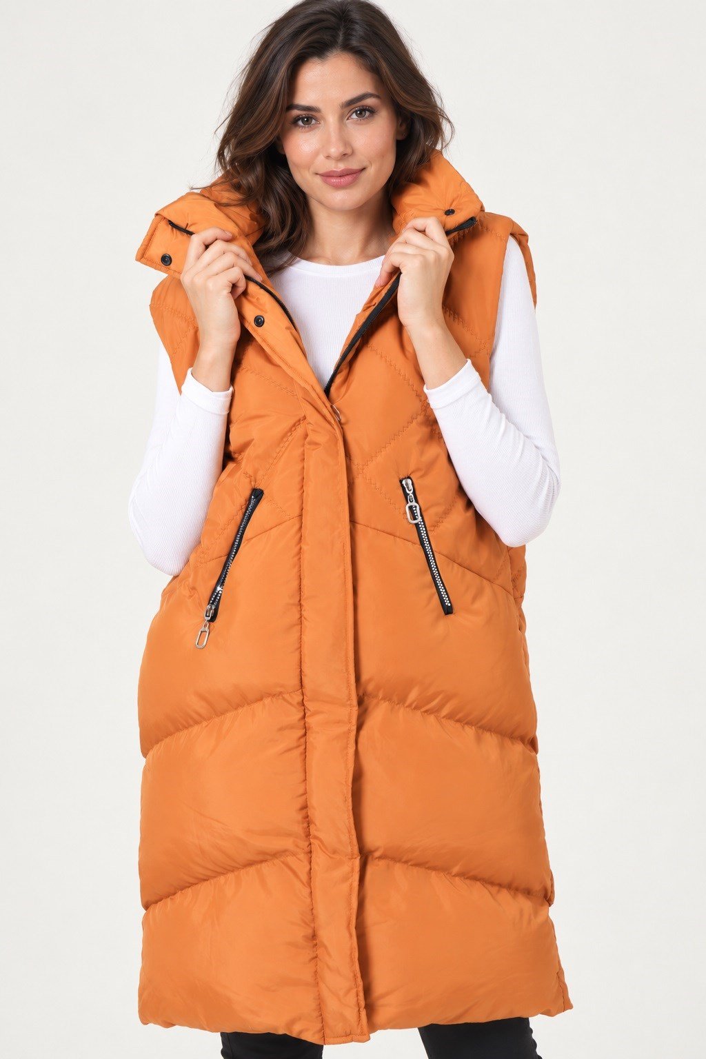 Z9743 DEWBERRY BAYAN YELEK-CAMEL-1