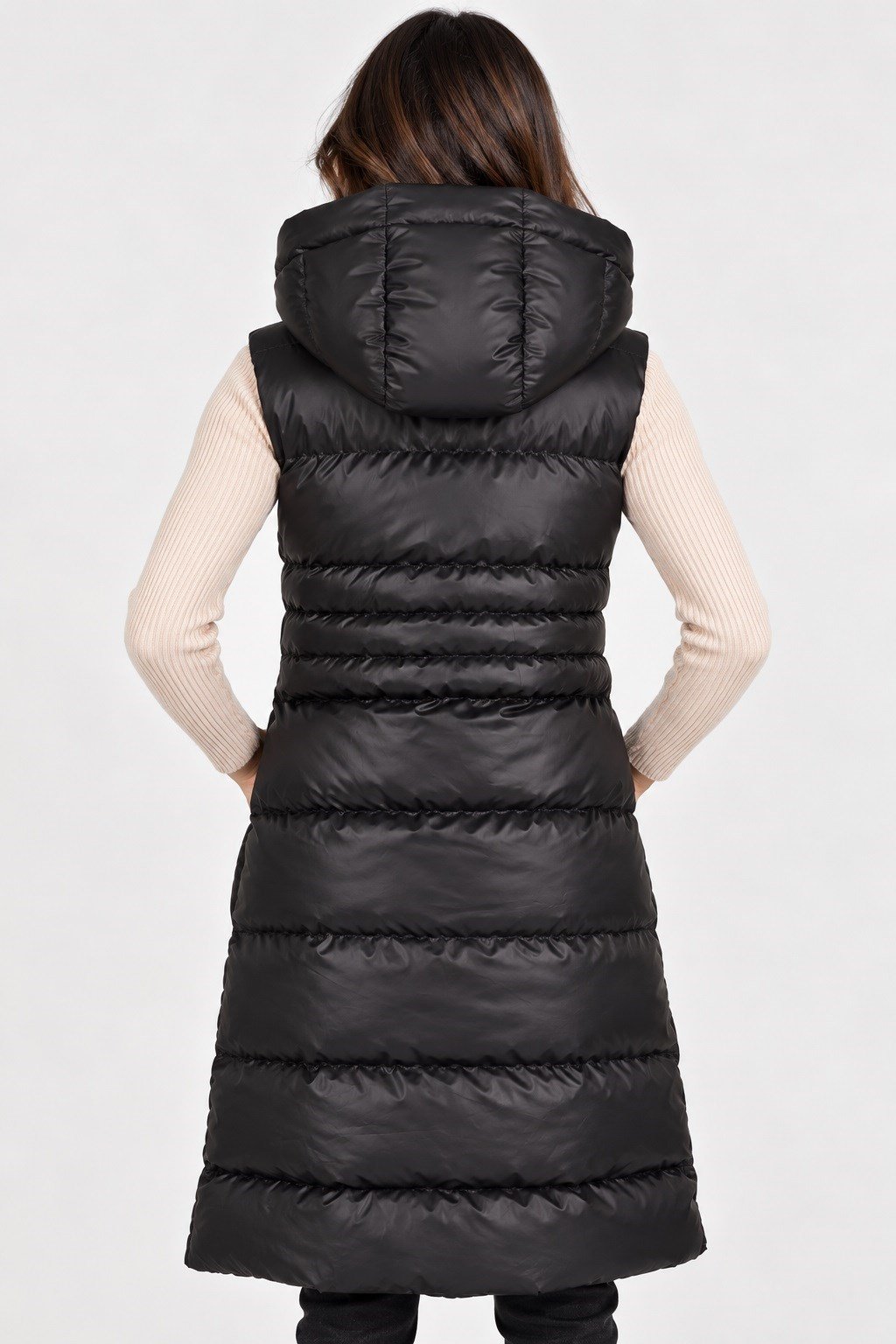 Z9757 DEWBERRY BAYAN YELEK-SİYAH-1