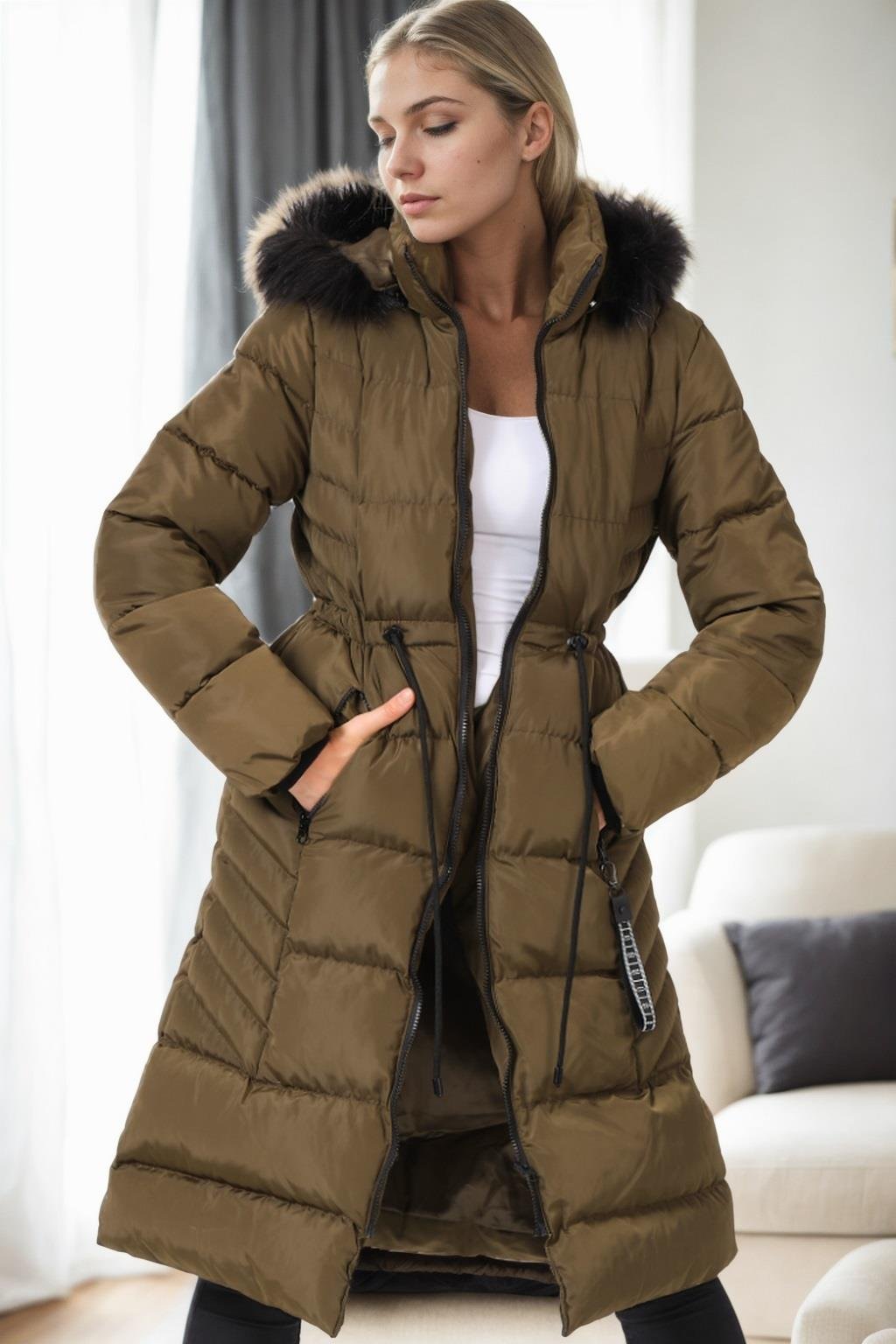 Z9758 DEWBERRY BAYAN KABAN-HAKİ