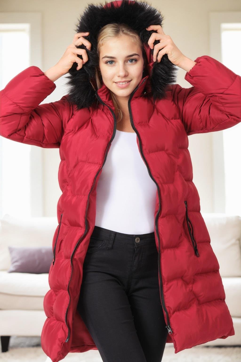 Z9760 DEWBERRY BAYAN KABAN-BORDO