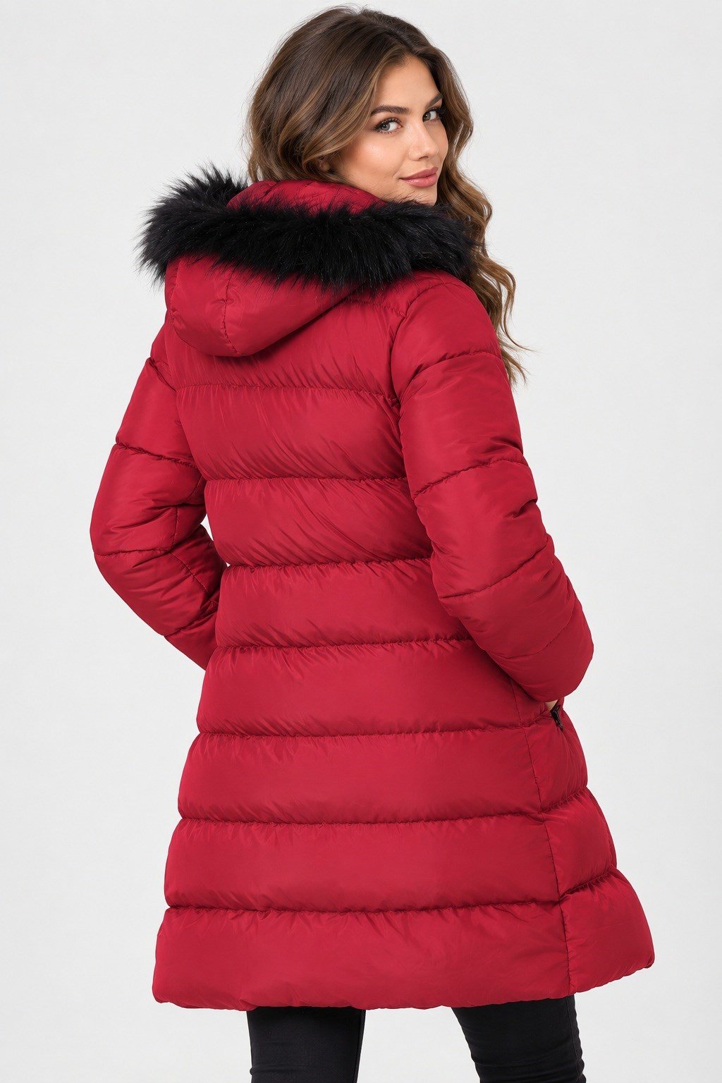 Z9760 DEWBERRY BAYAN KABAN-DÜZ BORDO