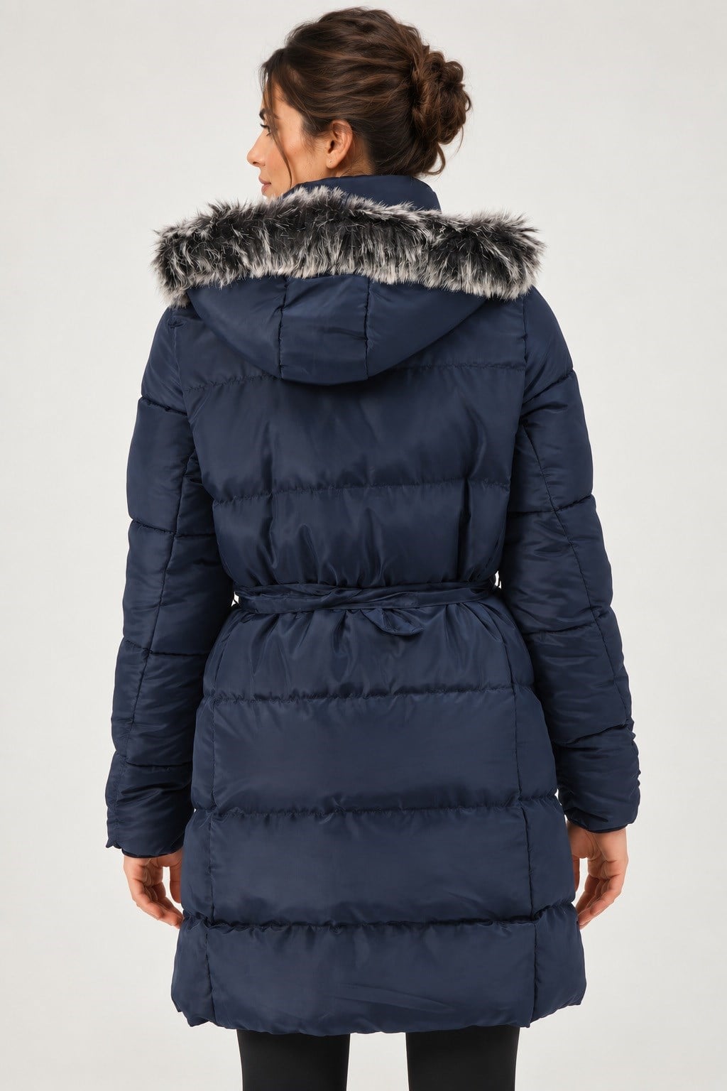 Z9768 DEWBERRY BAYAN KABAN-LACİVERT-1