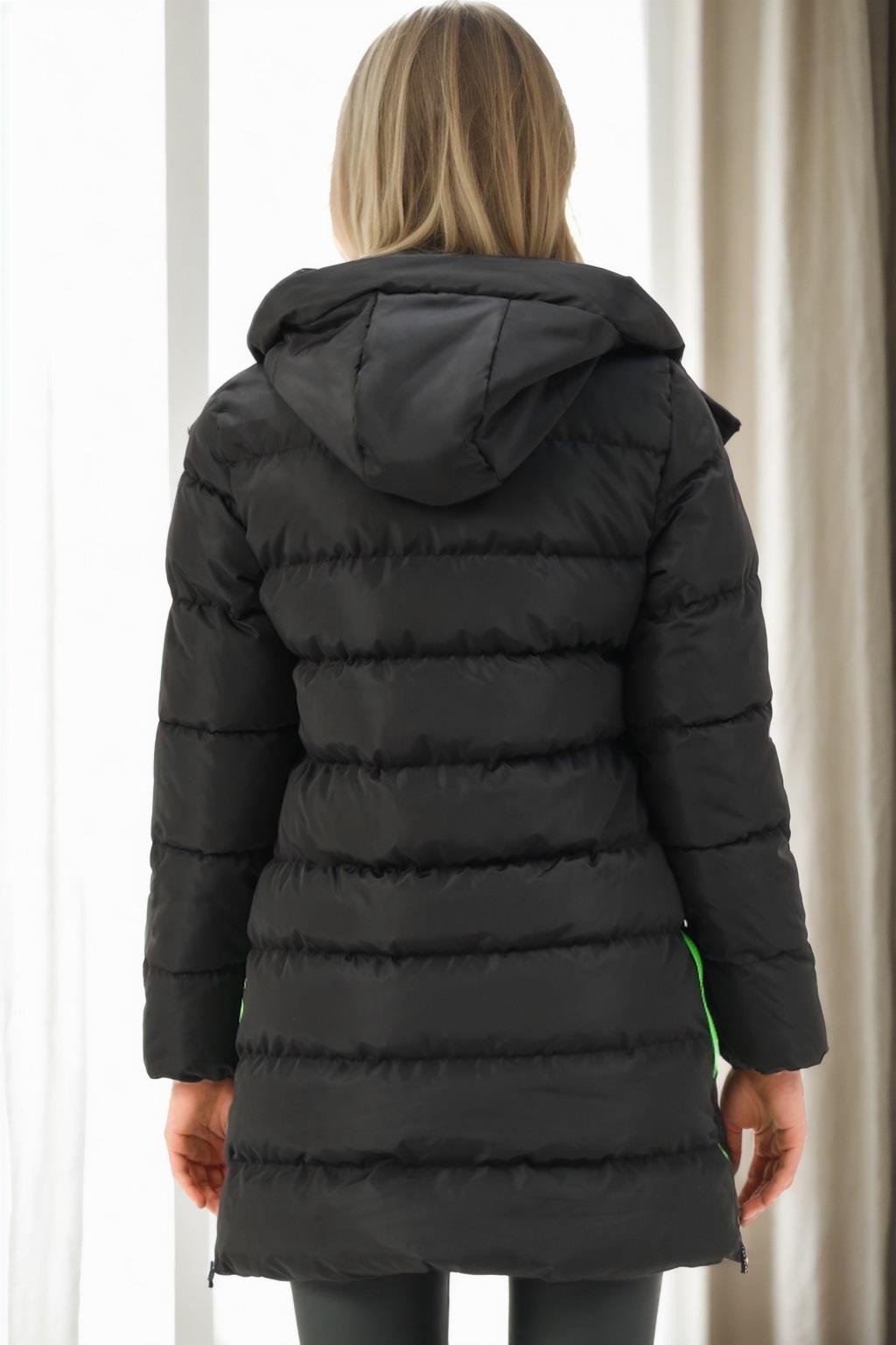 Z9770 DEWBERRY BAYAN KABAN-SİYAH-YEŞİL