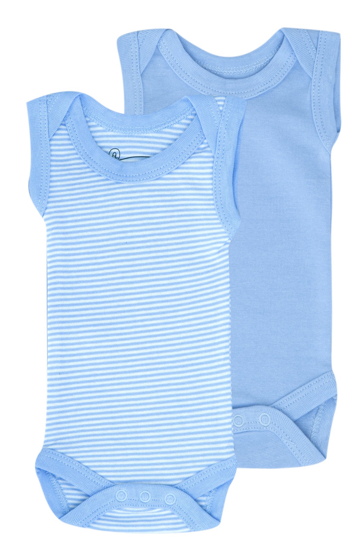 2 li Bebek Prematüre/Yenidoğan Kolsuz Body