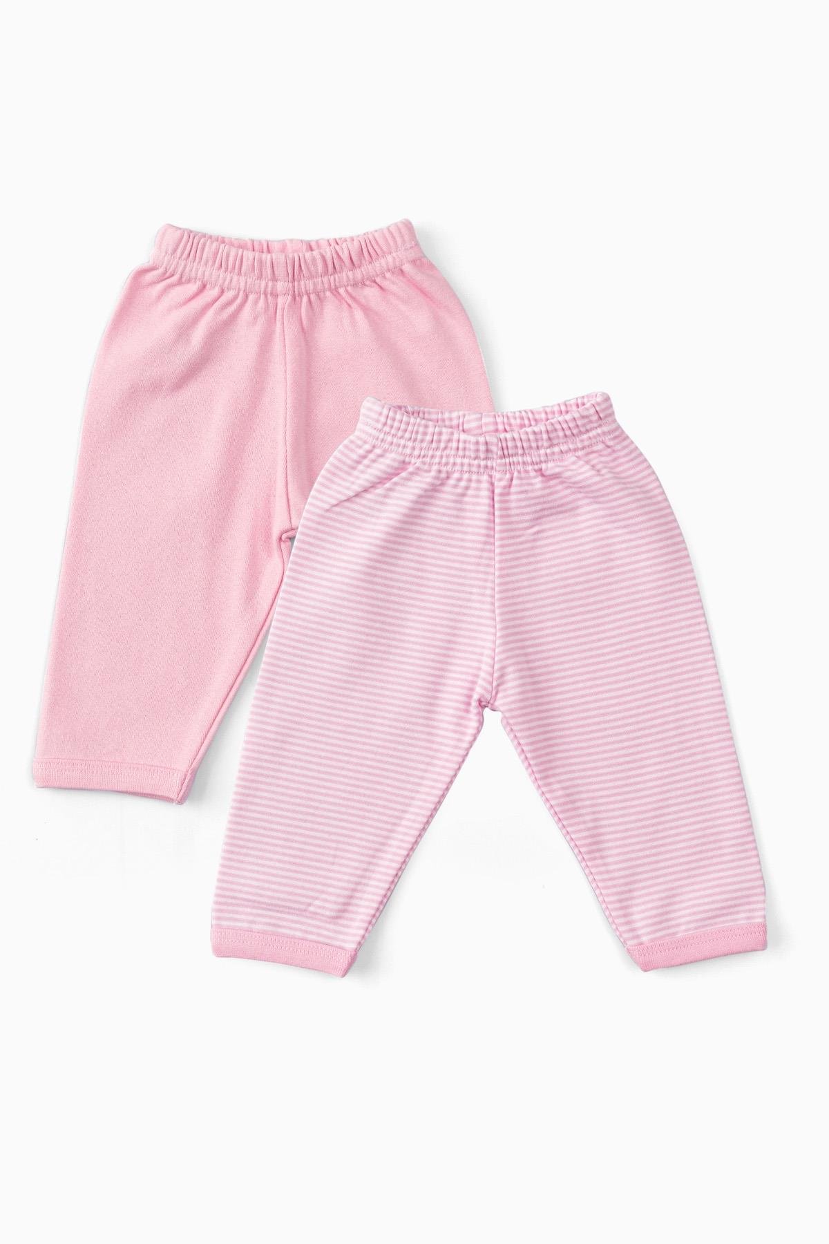 2'li % 100 Pamuk Kız Bebek Patiksiz Alt PembePantolon Şort 2'li % 100 Pamuk Kız Bebek Patiksiz Alt Pembe Uygun Bebe