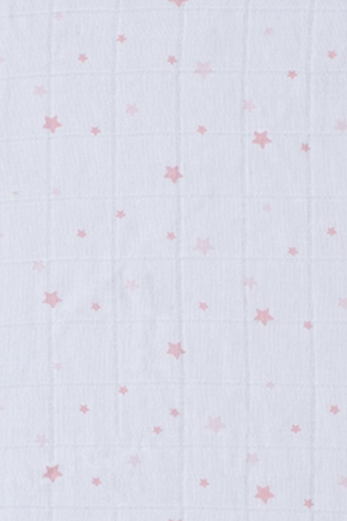 3'lü Müslin Bebek Ağız Bezi Yıldız Desenli  Pembe 25x25 cmAğız Bezi 3'lü Müslin Bebek Ağız Bezi Yıldız Desenli  Pembe 25x25 cm Uygun Bebe